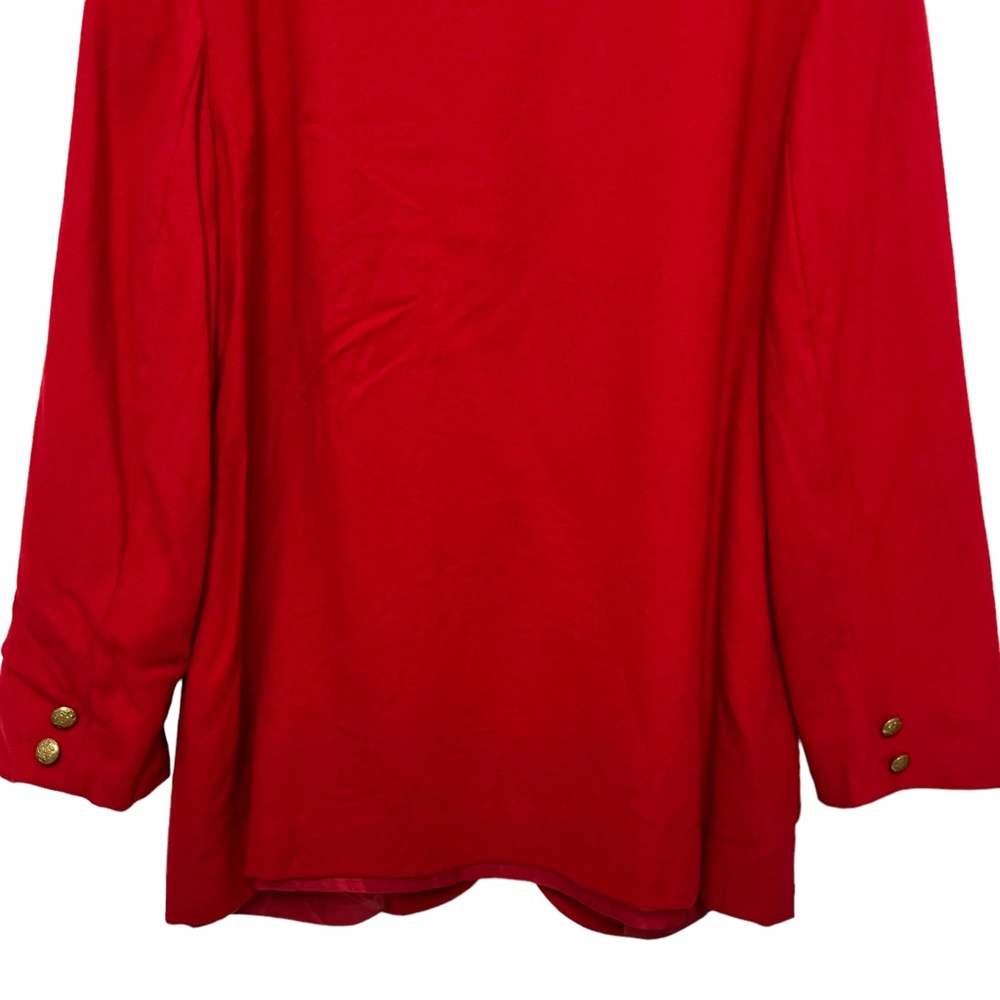 Pendleton Red 100% Wool Blazer Jacket - image 7